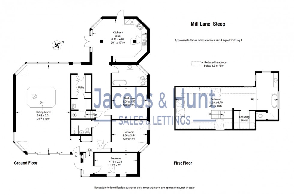 Floorplan for Mill Lane, Steep, Petersfield