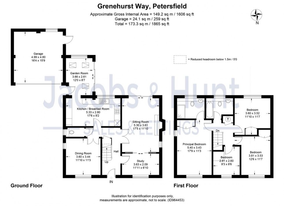 Floorplan for Grenehurst Way, Petersfield, Hampshire