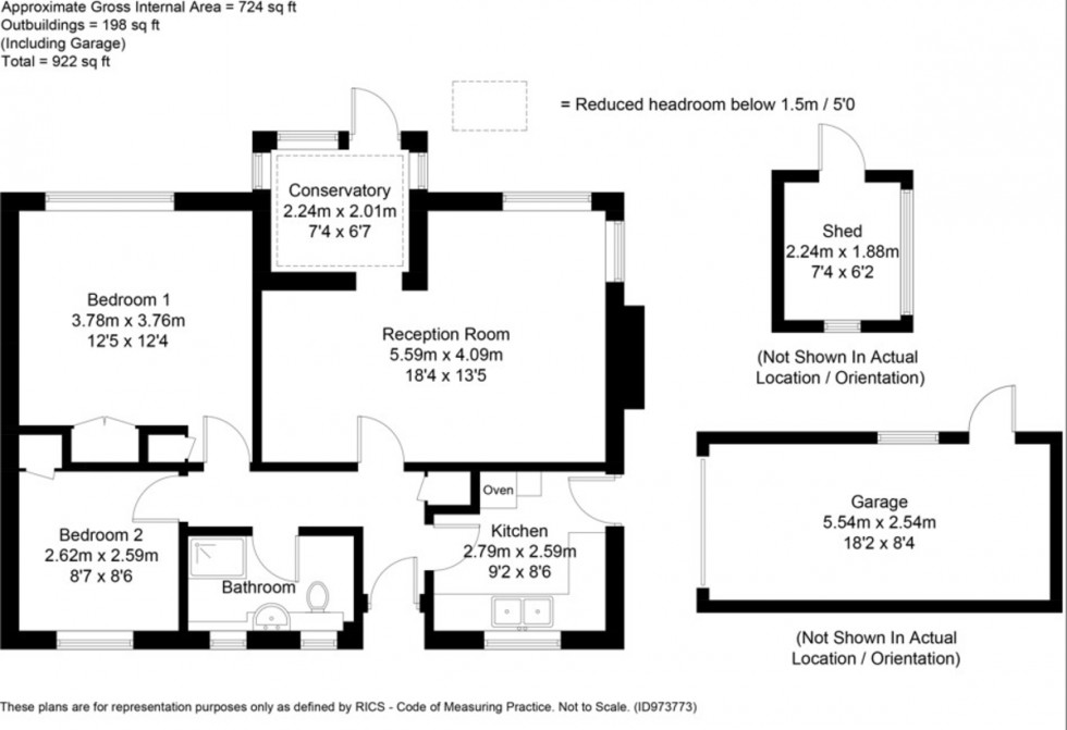 Floorplan for Forest Rise, Liss Forest, Hampshire