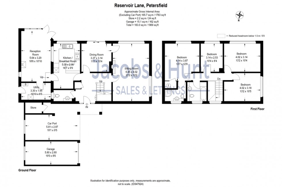 Floorplan for Reservoir Lane, Petersfield, Hampshire
