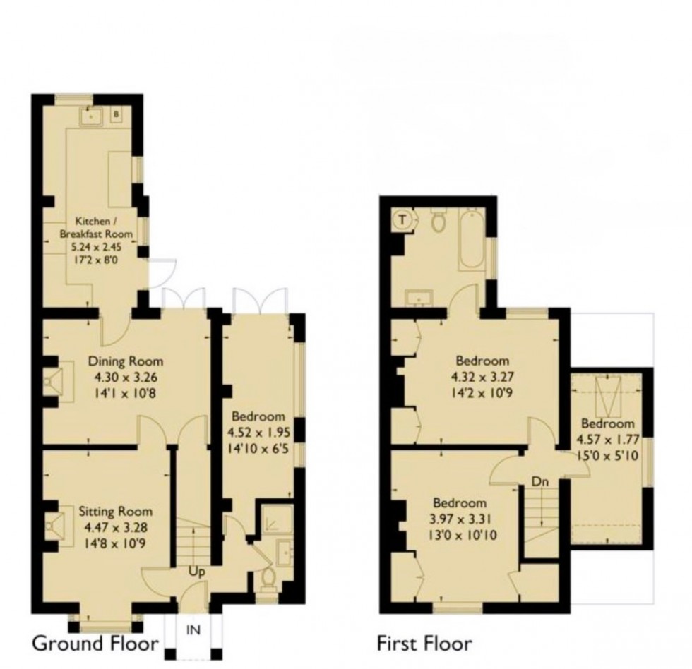 Floorplan for Benhams Lane, Greatham, Liss, Hampshire