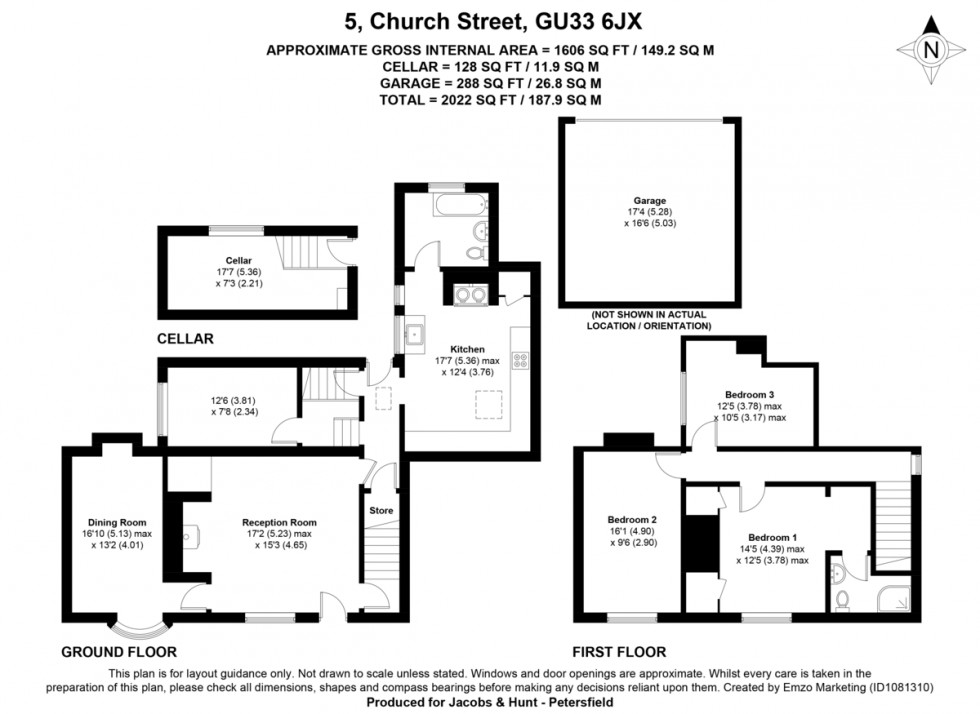 Floorplan for Church Street, Liss, Hampshire