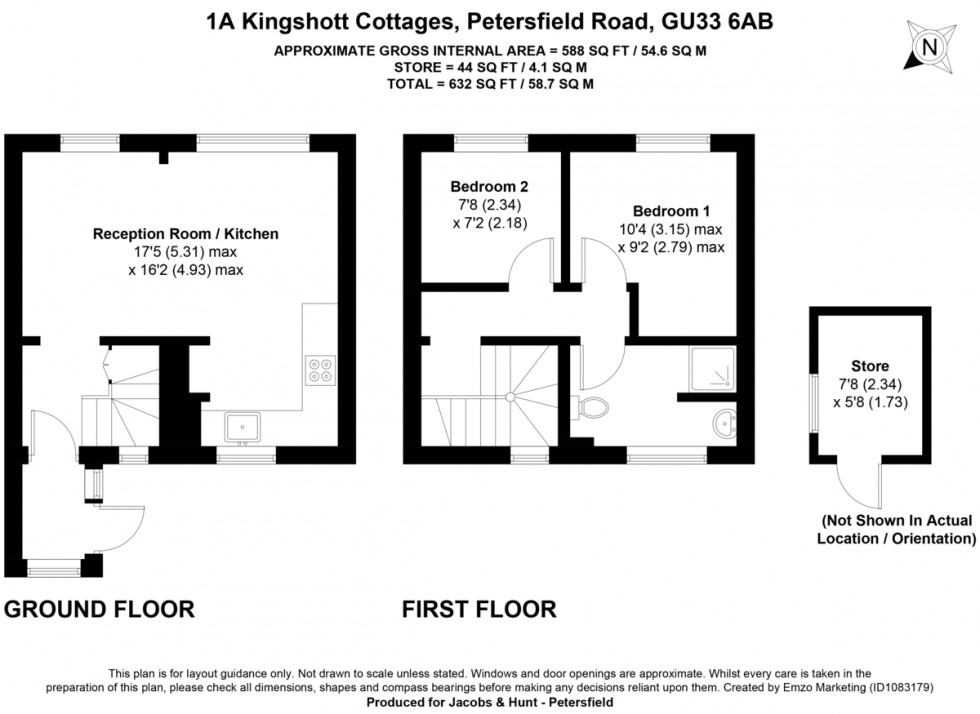 Floorplan for Petersfield Road, Greatham, Liss