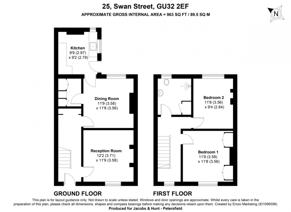 Floorplan for Swan Street, Petersfield, Hampshire