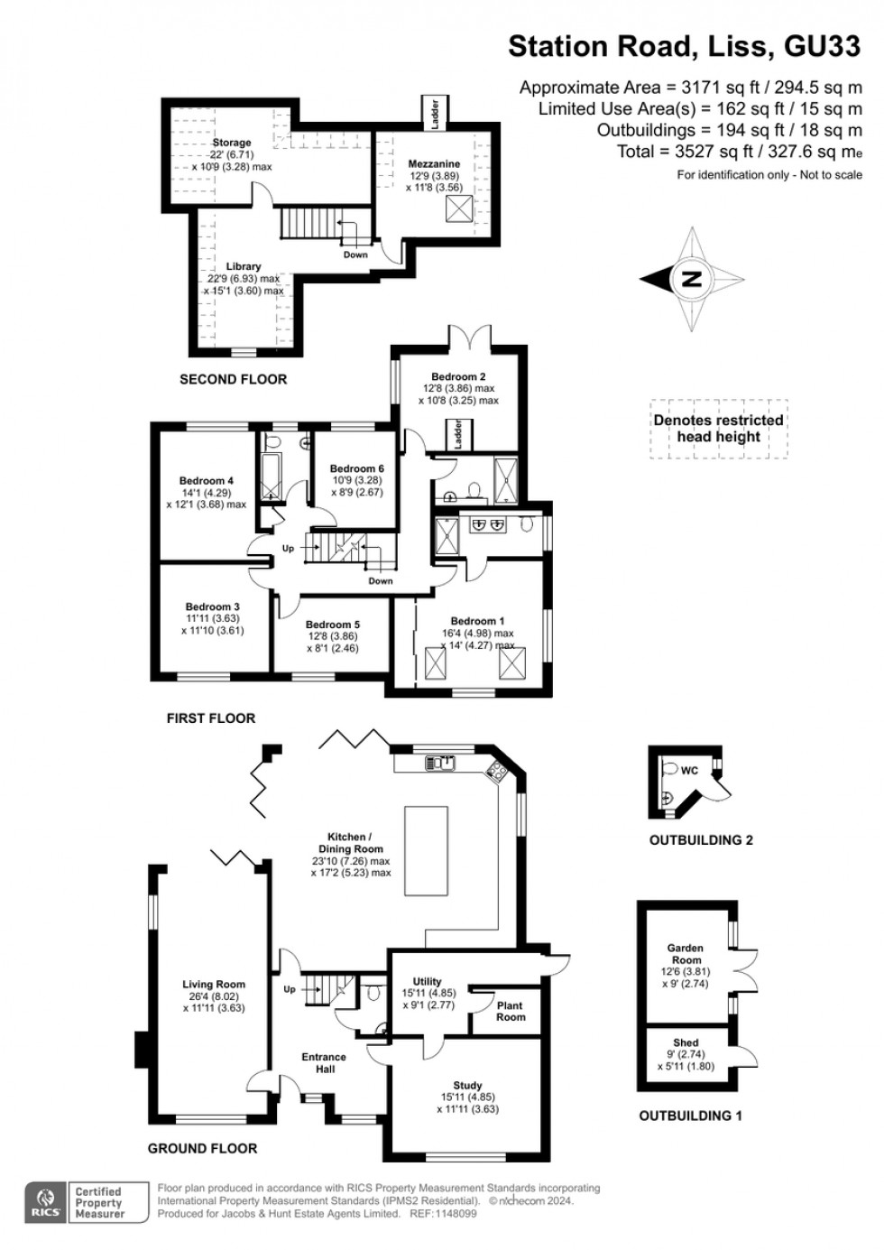 Floorplan for Station Road, Liss, Hampshire